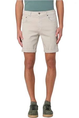 Dondup Korte broeken, Heren, Roze, W31, Denim, Stijlvolle Roze Denim Casual Shorts