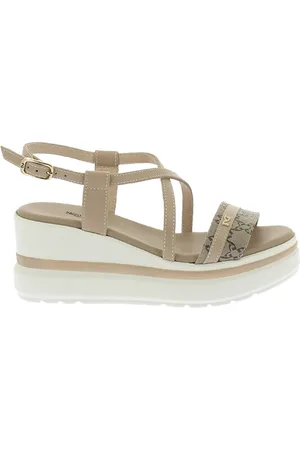 Nero Giardini Schoenen, Dames, , 37 EU, Leer, Sandalen met Verstelbare Hielband
