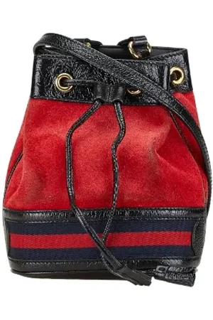 Gucci Pre-owned, Dames, Rood, ONE Size, Leer, Pre-owned Leather crossbody-bags
