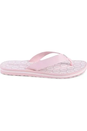 Tommy Hilfiger Schoenen, Dames, Roze, 37 EU, Polyester, Roze Casual Flip Flops Zomer