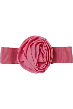 BLUMARINE Accessoires, Dames, Roze, ONE Size, Roze Roos Haaraccessoire