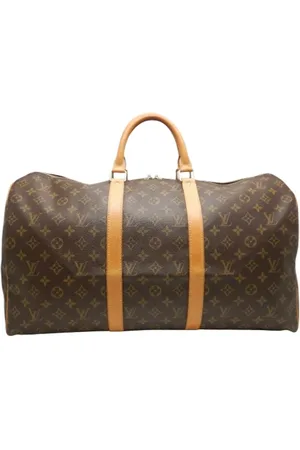 LOUIS VUITTON Pre-owned, unisex, Bruin, ONE Size, Tweedehands Canvas Louis Vuitton tassen