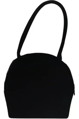 Saint Laurent Pre-owned, Dames, Zwart, ONE Size, Pre-owned Fabric handbags