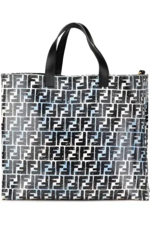 Fendi Pre-owned, Dames, Blauw, ONE Size, Pre-owned Fabric fendi-bags