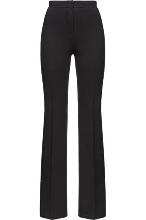 Pinko Broeken, Dames, Zwart, XS, Stijlvolle Broek met Onbekende Samenstelling