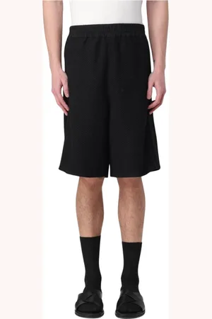 Jil Sander Korte broeken, Heren, Zwart, M, Katoen, Zwarte Katoenen Shorts voor Mannen