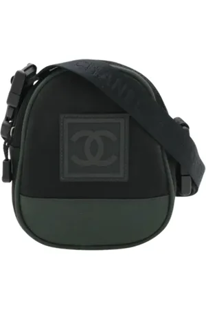 CHANEL Pre-owned, unisex, Zwart, ONE Size, Nylon, Pre-owned Nylon chanel-bags