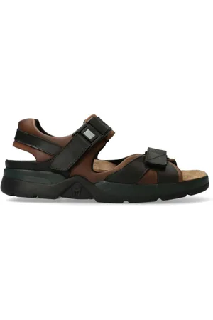Mephisto Schoenen, Heren, Bruin, 47 EU, Leer, Klassieke Shark Fit Herensandaal - Bruin