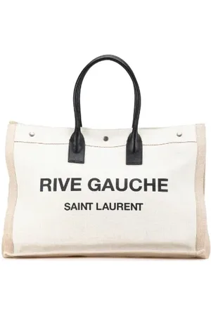 Saint Laurent Pre-owned, Dames, , ONE Size, Leer, Tweedehands Canvas handtassen