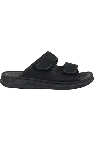 Rohde Schoenen, Heren, Zwart, 44 EU, Zwarte herensandaal voor de zomer