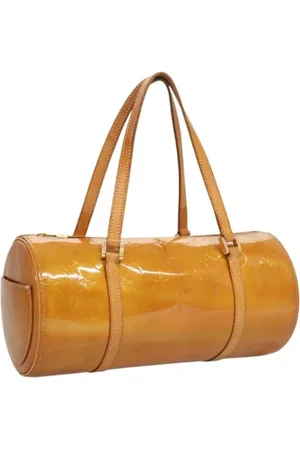LOUIS VUITTON Pre-owned, Dames, Geel, ONE Size, Leer, Tweedehands leren handtassen