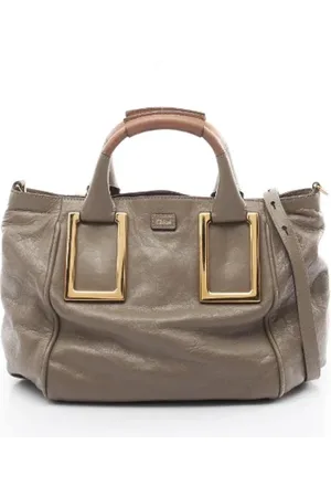Chloé Pre-owned, Dames, Bruin, ONE Size, Leer, Tweedehands leren handtassen