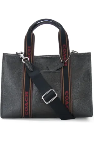 Coach Pre-owned, Dames, Zwart, ONE Size, Pre-owned Leather totes