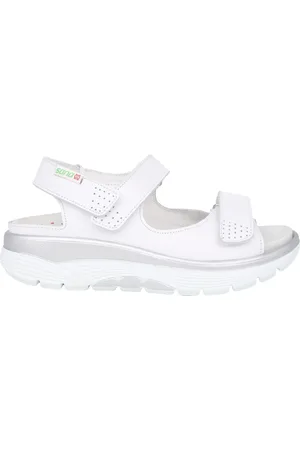 Mephisto Schoenen, Dames, Wit, 42 EU, Wijde pasvorm damessandaal - wit