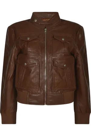 R13 Jassen, Dames, Bruin, L, Bruine Winterjas