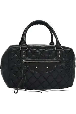 Balenciaga Pre-owned, Dames, Zwart, ONE Size, Leer, Tweedehands leren handtassen