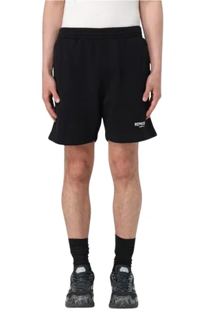 Represent Korte broeken, Heren, Zwart, S, Blauwe Stijlvolle Comfortabele Shorts voor Mannen