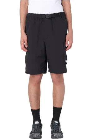 The North Face Korte broeken, Heren, Zwart, S, Nylon, Cargo Shorts voor buitenactiviteiten
