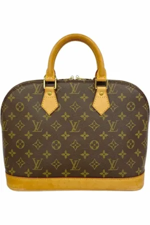 LOUIS VUITTON Pre-owned, Dames, Bruin, ONE Size, Tweedehands Canvas Louis Vuitton tassen