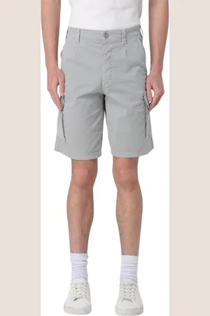 Blauer Korte broeken, Heren, Grijs, W38, Beige Rits Jas