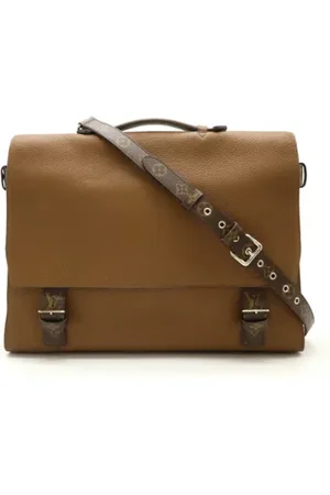 LOUIS VUITTON Pre-owned, Dames, Bruin, ONE Size, Leer, Pre-owned Leather briefcases