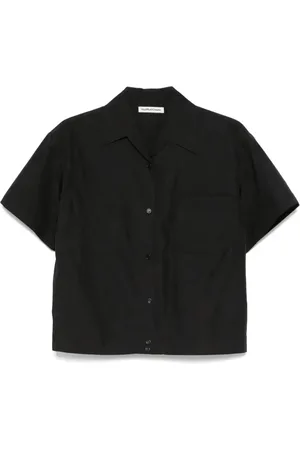 YMC YOU MUST CREATE Blouses & Shirts, Dames, Zwart, XS, Casual Gestreept Overhemd