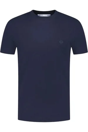 Jacob Cohen Tops, Heren, Blauw, L, Katoen, Klassiek Katoenen T-shirt