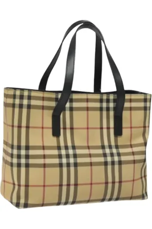 Burberry Pre-owned, Dames, , ONE Size, Leer, Tweedehands leren handtassen