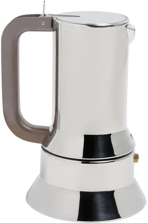 Alessi Interieur, unisex, Grijs, ONE Size, Espresso Koffiezetapparaat Roestvrij Bruin