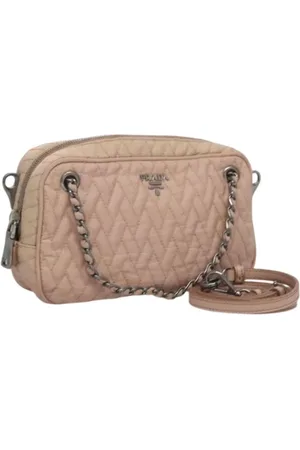 Prada Pre-owned, Dames, Roze, ONE Size, Nylon, Pre-owned Nylon handbags