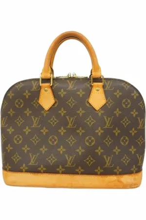 LOUIS VUITTON Pre-owned, Dames, Bruin, ONE Size, Tweedehands Canvas Louis Vuitton tassen
