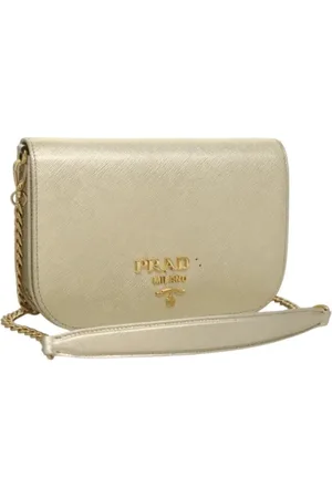 Prada Pre-owned, Dames, Geel, ONE Size, Leer, Pre-owned Leather prada-bags