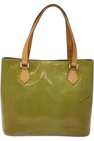 LOUIS VUITTON Pre-owned, Dames, Groen, ONE Size, Leer, Tweedehands leren Louis Vuitton tassen