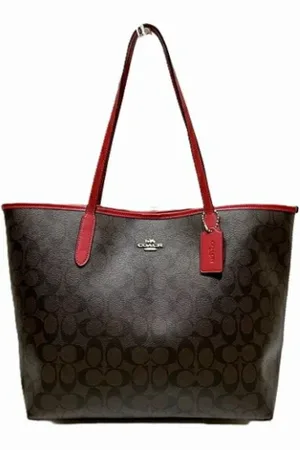 Coach Pre-owned, Dames, Bruin, ONE Size, Pre-owned Fabric totes