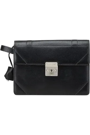 Givenchy Pre-owned, Dames, Zwart, ONE Size, Leer, Pre-owned Leather clutches