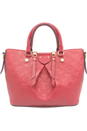 LOUIS VUITTON Pre-owned, Dames, Rood, ONE Size, Tweedehands Canvas handtassen