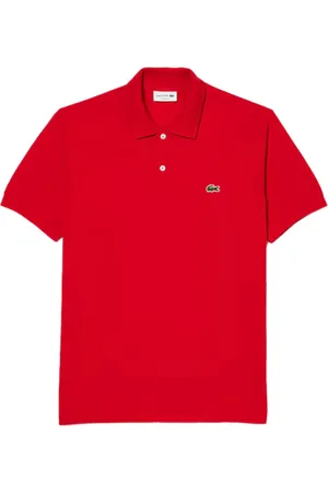 Lacoste Tops, Heren, Rood, 2Xl, Katoen, Klassieke katoenen poloshirt