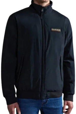 Napapijri Sweatshirts & Hoodies, Heren, Zwart, XL, Jassen Jacks