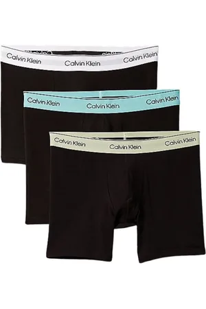 Calvin Klein Ondergoed, Heren, Zwart, XL, Katoen, Intimo Trunk 3-Pack Ondergoed