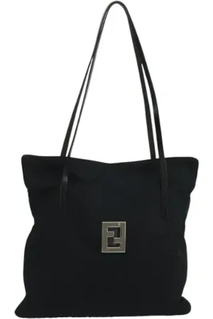 Fendi Pre-owned, Dames, Zwart, ONE Size, Pre-owned Fabric fendi-bags