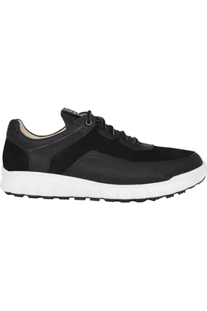 Ganter Schoenen, Heren, Blauw, 42 EU, Suède, Blauwe Wijde Sneaker voor Mannen