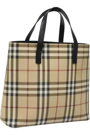 Burberry Pre-owned, Dames, , ONE Size, Leer, Tweedehands leren handtassen
