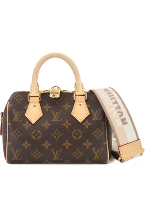LOUIS VUITTON Pre-owned, Dames, Bruin, ONE Size, Tweedehands Canvas Louis Vuitton tassen