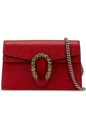 Gucci Pre-owned, Dames, Rood, ONE Size, Leer, Pre-owned Leather crossbody-bags