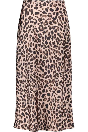 Vera Mont Rokken, Dames, Veelkleurig, XL, Satijn, Luipaard Satijnen Rok