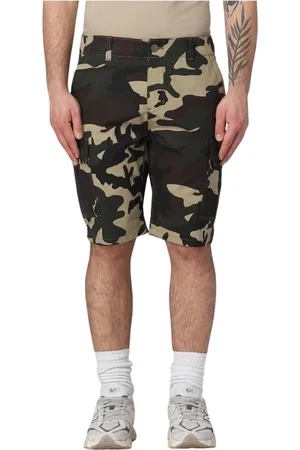 Dickies Korte broeken, Heren, Groen, W33, Camo Print Cargo Shorts Mannen