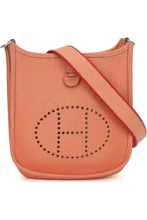 Hermès Pre-owned, Dames, Roze, ONE Size, Leer, Tweedehands leren schoudertassen