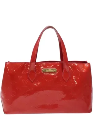 LOUIS VUITTON Pre-owned, Dames, Rood, ONE Size, Leer, Tweedehands leren Louis Vuitton tassen
