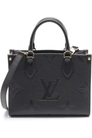 LOUIS VUITTON Pre-owned, Dames, Zwart, ONE Size, Leer, Tweedehands leren Louis Vuitton tassen