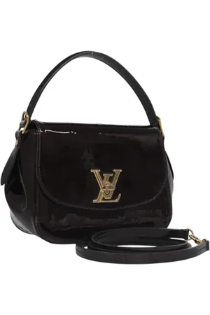 LOUIS VUITTON Pre-owned, Dames, Paars, ONE Size, Leer, Tweedehands leren handtassen
